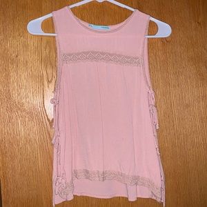 Maurices Peach Flowy Tank Top